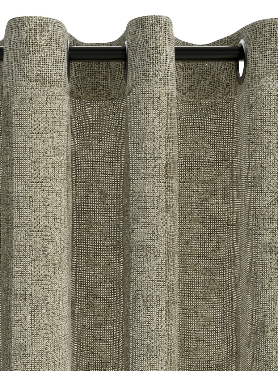 Cortina ANHOLT 1x140x300 verde empolvado 