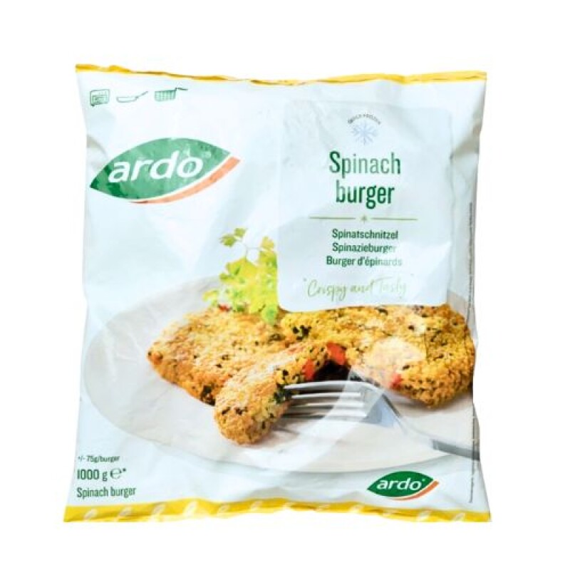 Hamburguesa de Espinaca Ardo - 1 kg Hamburguesa de Espinaca Ardo - 1 kg