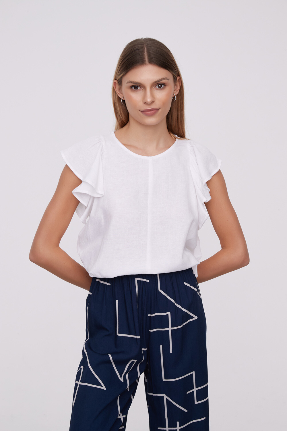 Blusa Kareim Blanco