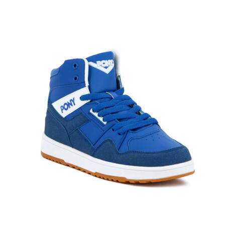 Pony Lifestyle M-100 Bota Hombre Azul-Blanco