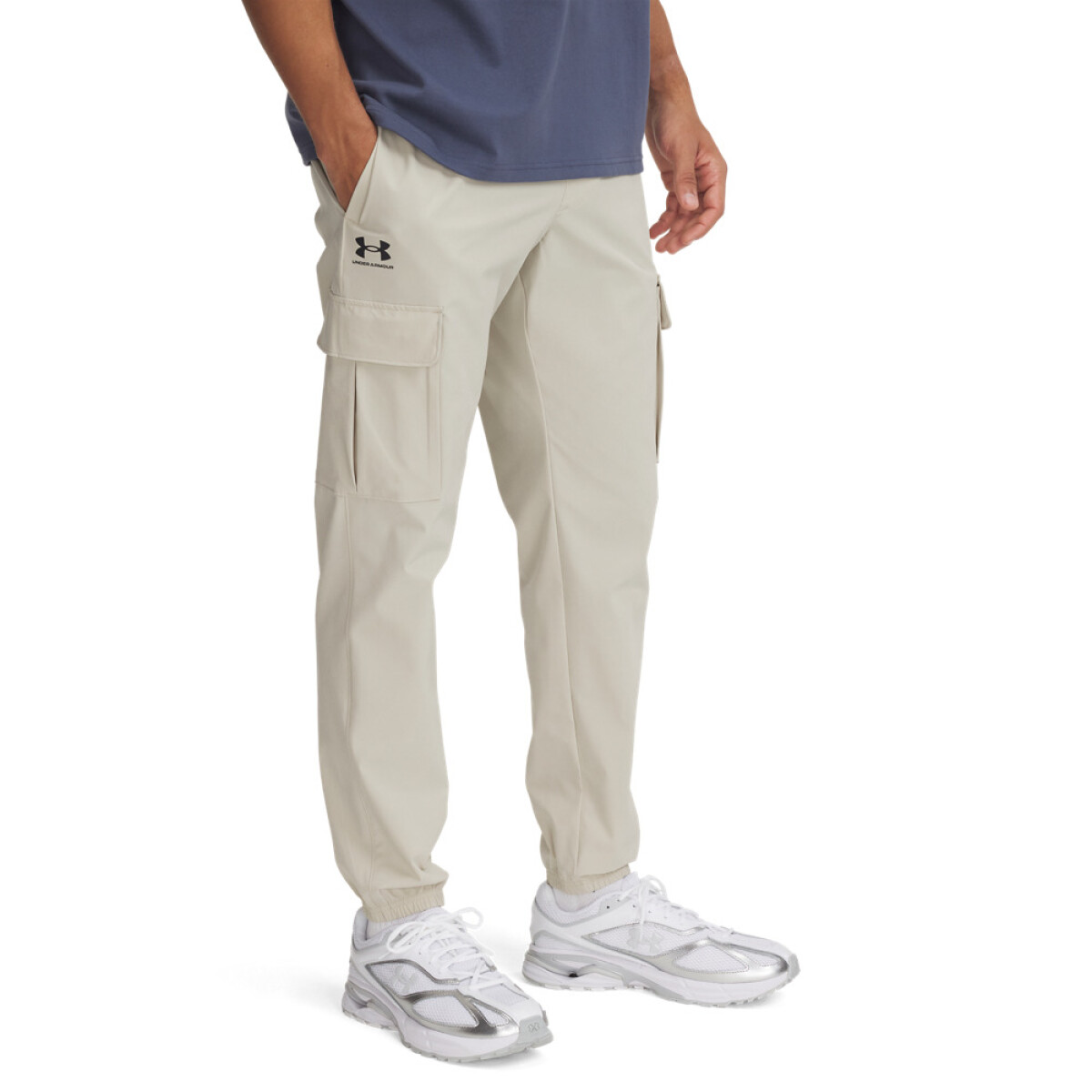UA Vibe Woven Cargo Pants-BRN - BRN-289 