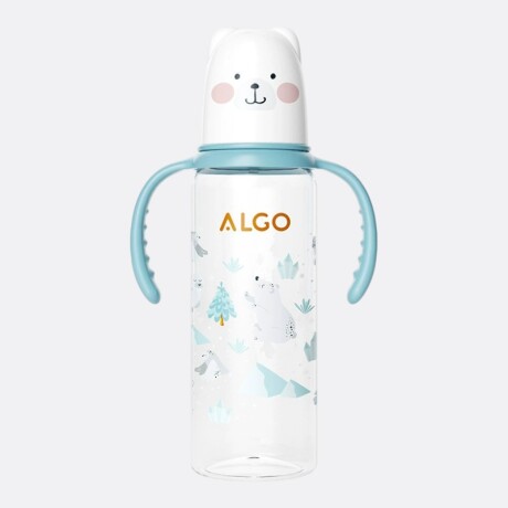 Mamadera Bebé 240ml Con Agarre Oso Polar