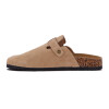 Zueco Country Cuero Mujer Beige