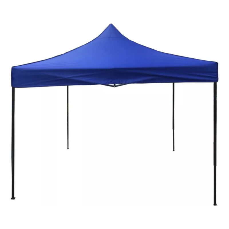 Gazebo Plegable Toldo Super Reforzado 3x3x3 Filtro Uv Pf Azul