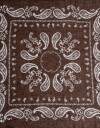 Pashminas Pashmina Paisley - Marron Oscuro