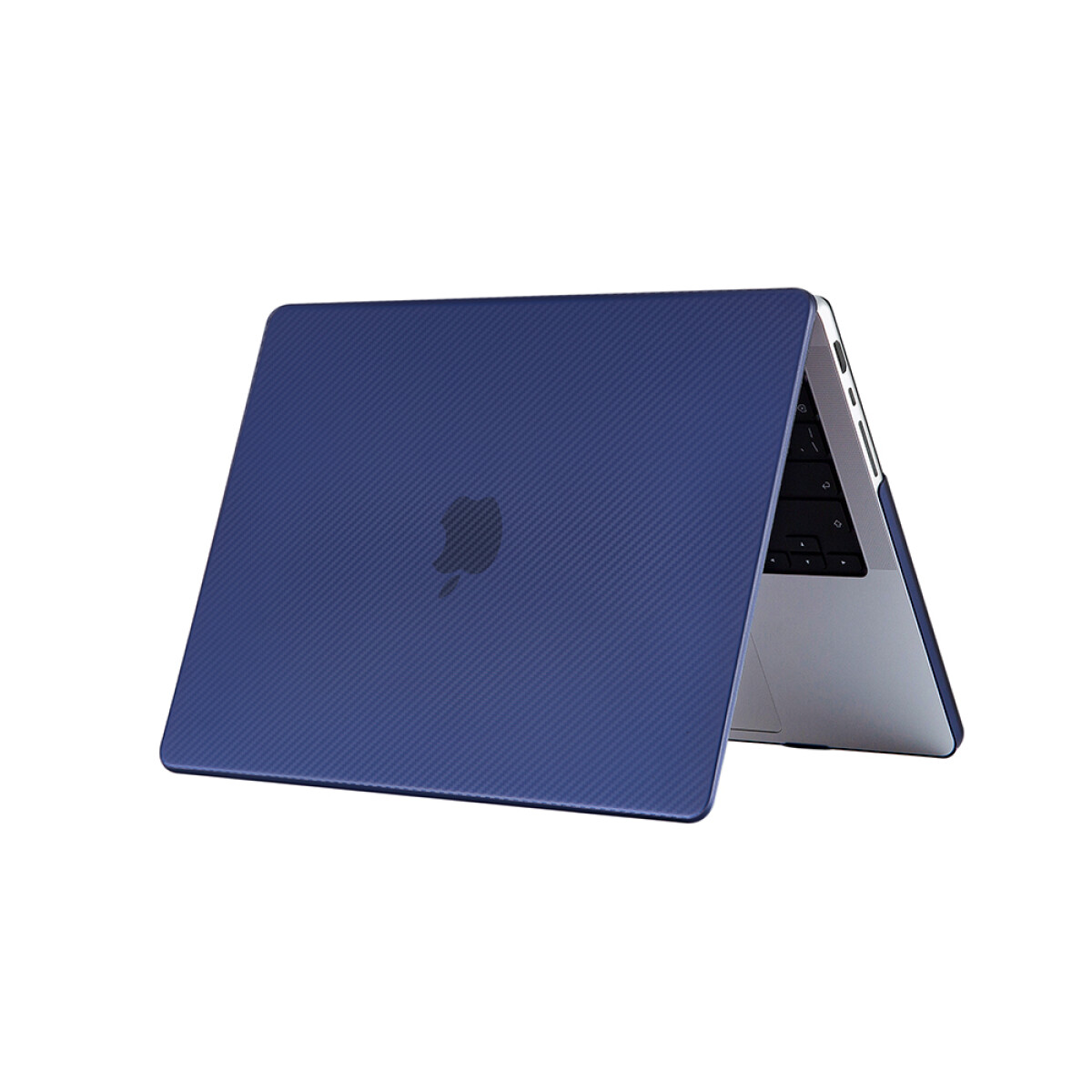 Carcasa protector hardsell fibra carbono para macbook air 13.3' devia Peony blue