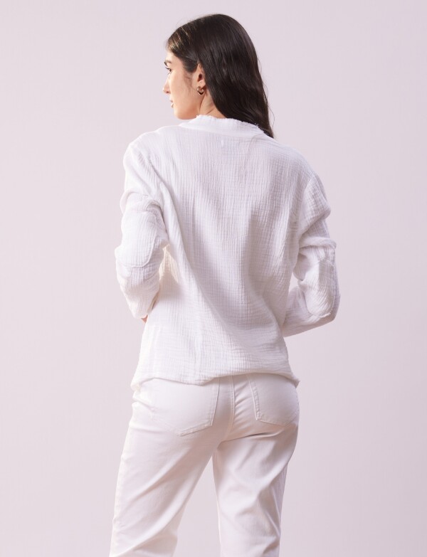 Chaqueta Algodon BLANCO
