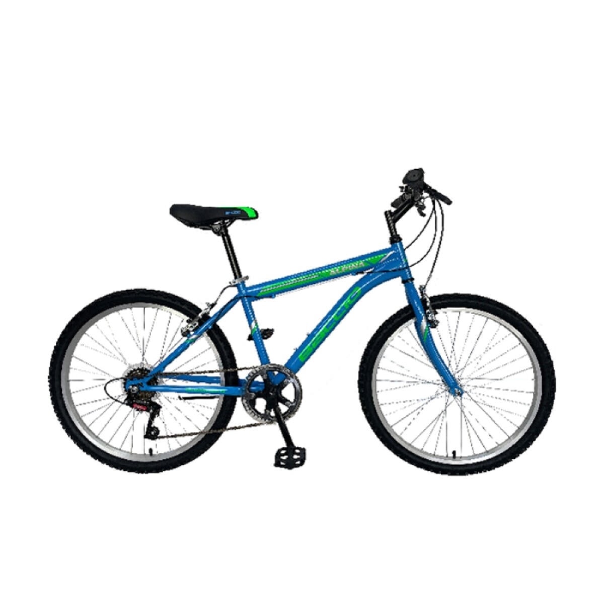 Bicicleta Baccio R.24 Niño Mtb Alpina - Turquesa/verde 