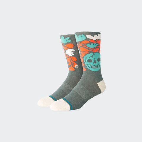 Medias Stance Skelly Nelly Gris