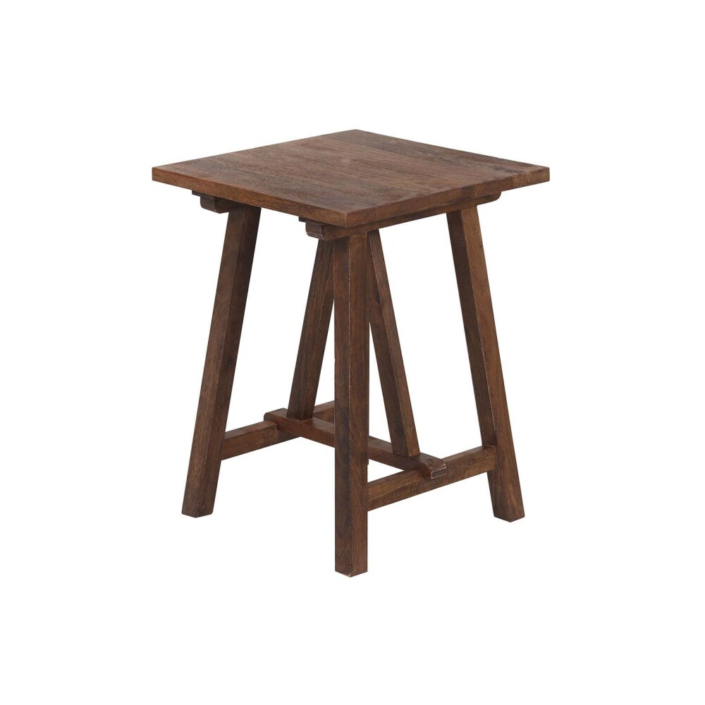 MESA DE LIVING LATERAL - ARRIME MADERA-DE-MANGO MARRON FARM CASTAÑO