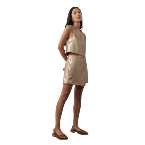 SHORT CANELA S-XL ALMENDRA