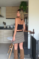 Falda Egea Marron/Beige