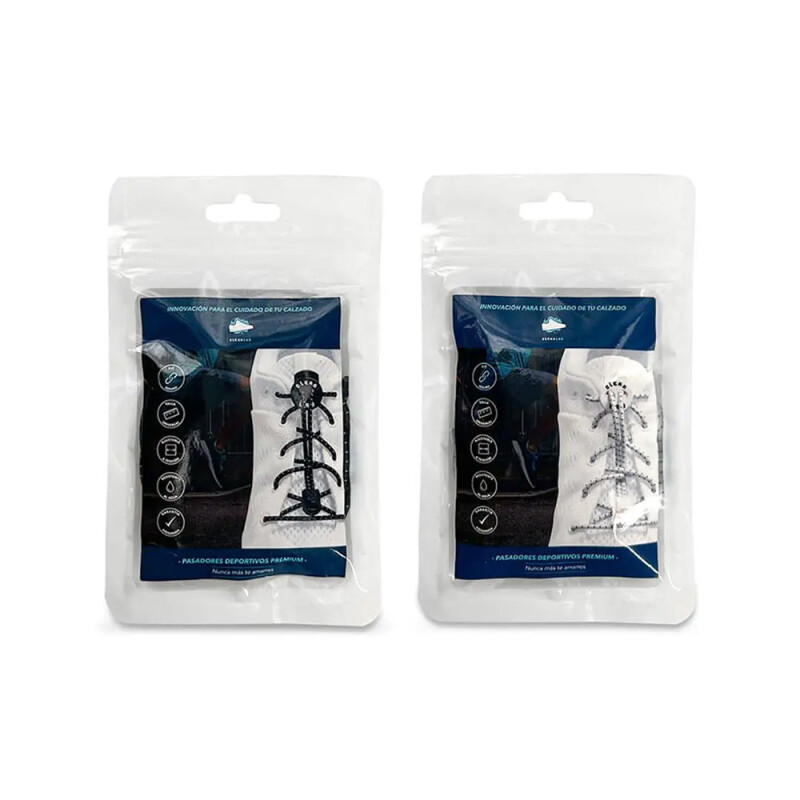 Pasadores Deportivos Clean Lab Premium Unisex Blanco