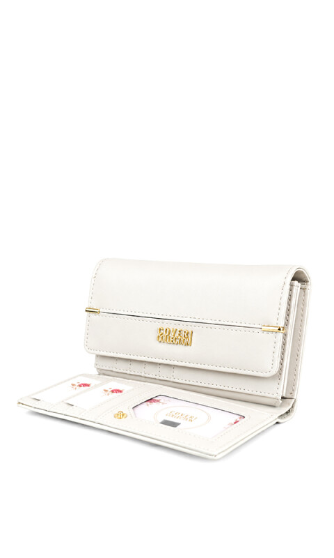 BILLETERA COVERI LARGA GRIS