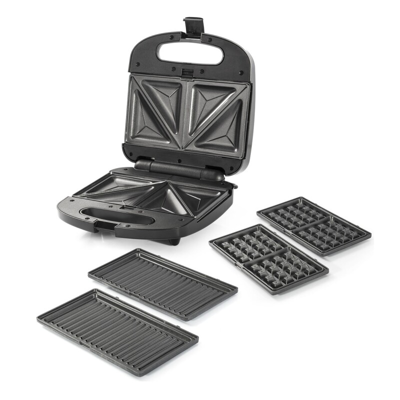 Sandwichera Waflera James 3 En 1 Sgwj Placas Intercambiables Color Negro/gris Sandwichera Waflera James 3 En 1 Sgwj Placas Intercambiables Color Negro/gris