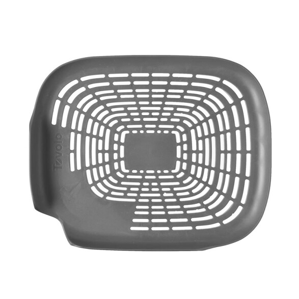 Colador plano para verduras, gris TV1036