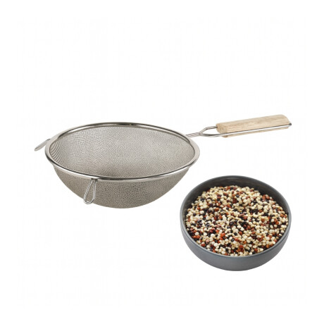 Colador Doble Malla 15 cm Acero Inoxidable Colador Doble Malla 15 cm Acero Inoxidable