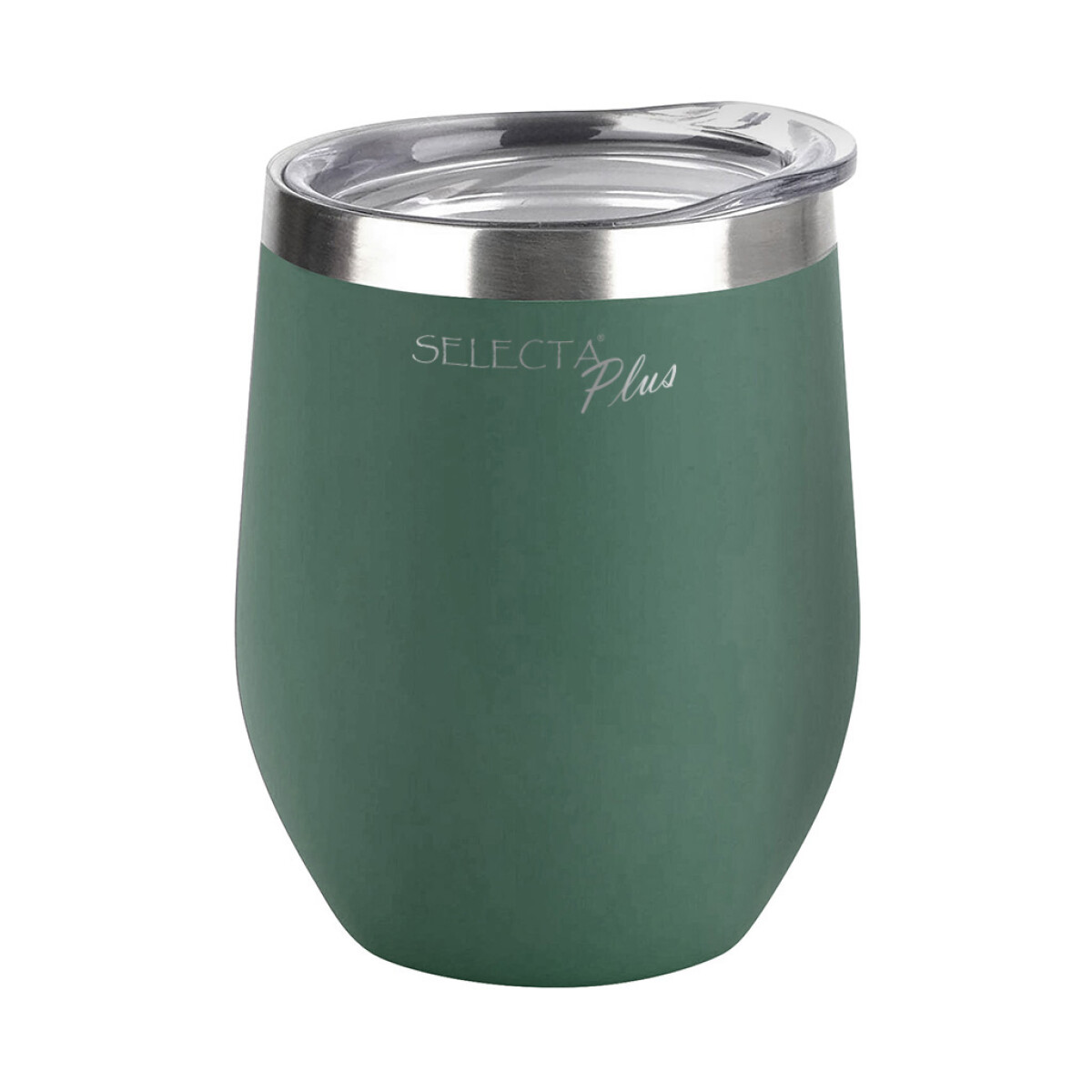 Vaso térmico con tapa 350 ml ac inox - VERDE 