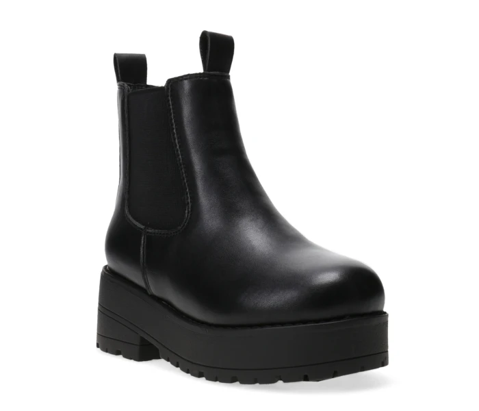 Bota NARVIC con elástico y cierre Black