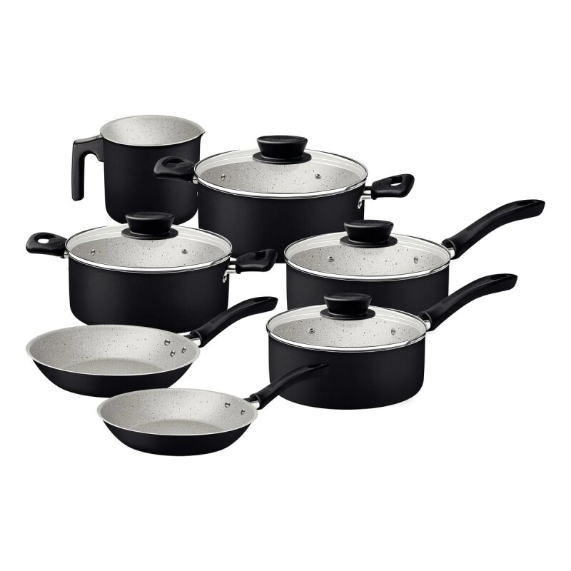 Batería De Cocina 7pzas Negro - 28299/006 - Tramontina Batería De Cocina 7pzas Negro - 28299/006 - Tramontina