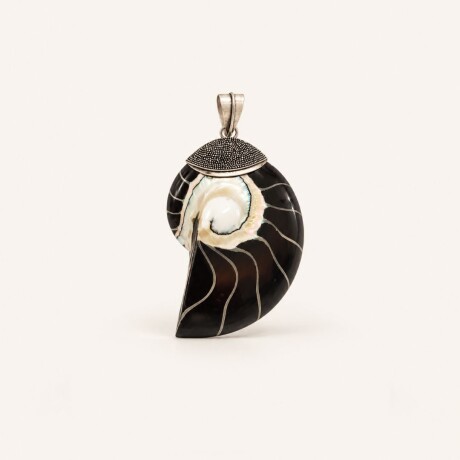 Colgante Caracol Fosilizado - Plata 925 Colgante Caracol Fosilizado - Plata 925