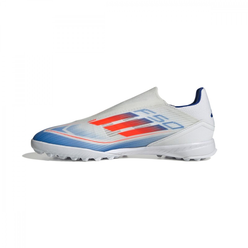 Championes de fútbol F50 League Laceless Tf de Hombre Blanco