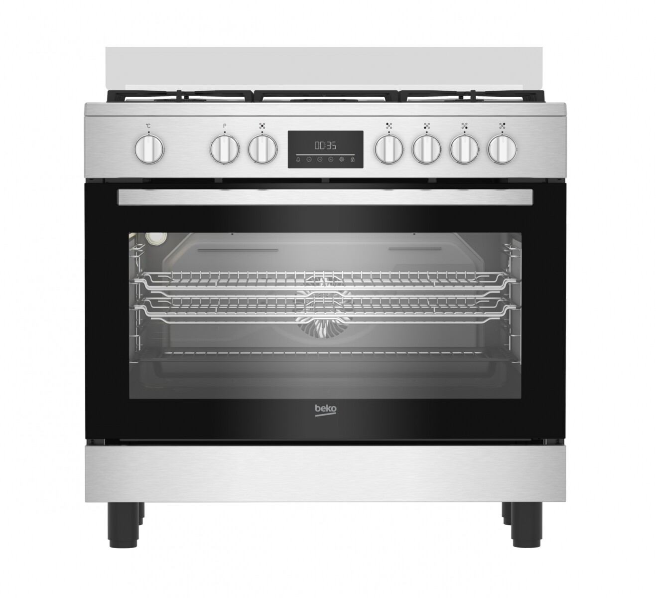 Cocina 5 hornallas Beko BGM11226EX 