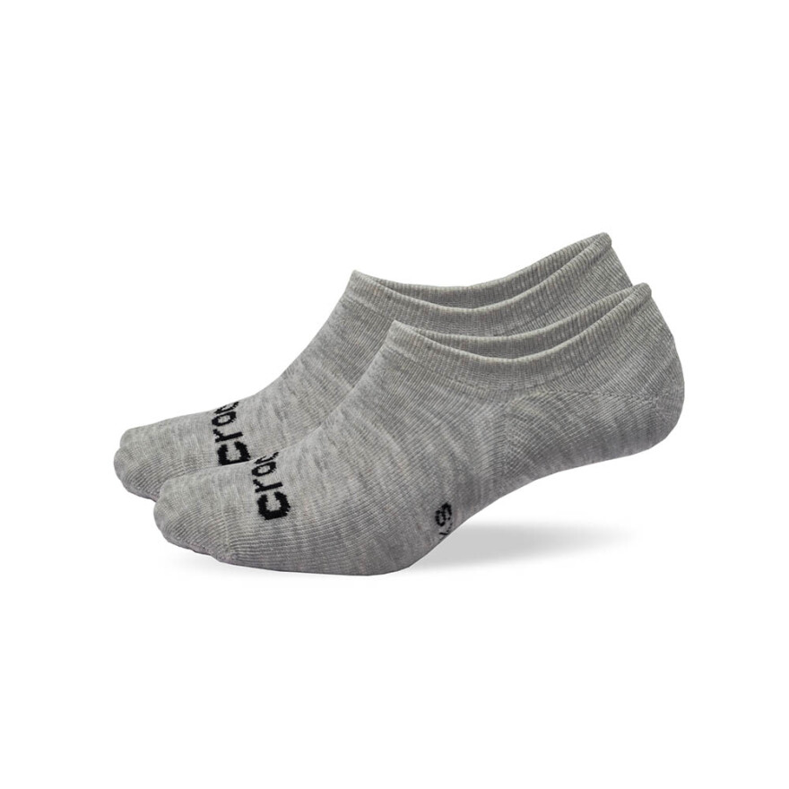 Medias Crocs Low Show (Solid) Unisex Grey/multi