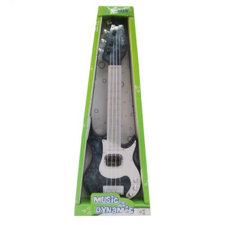 Guitarra Rock Plástico En Caja 0023 Unica