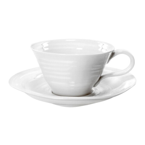 PORTMEIRION S CONRAN TAZA DE TE C/ PLATO BLANCO PORTMEIRION S CONRAN TAZA DE TE C/ PLATO BLANCO