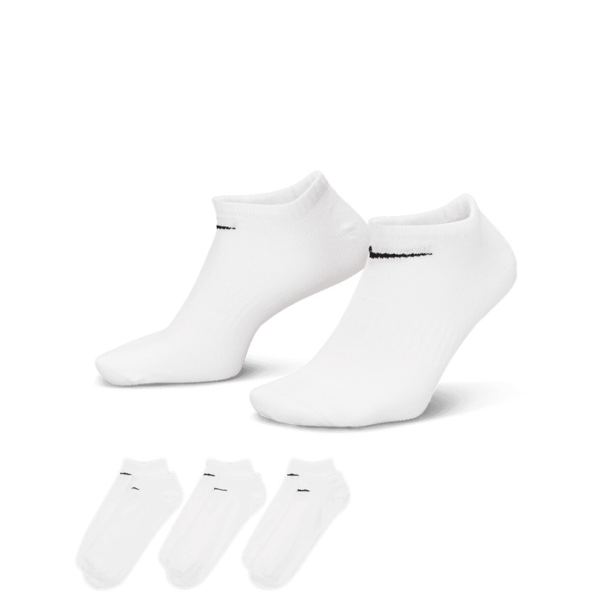 Medias Nike Everyday 3-Pack de Hombre - Blanco 