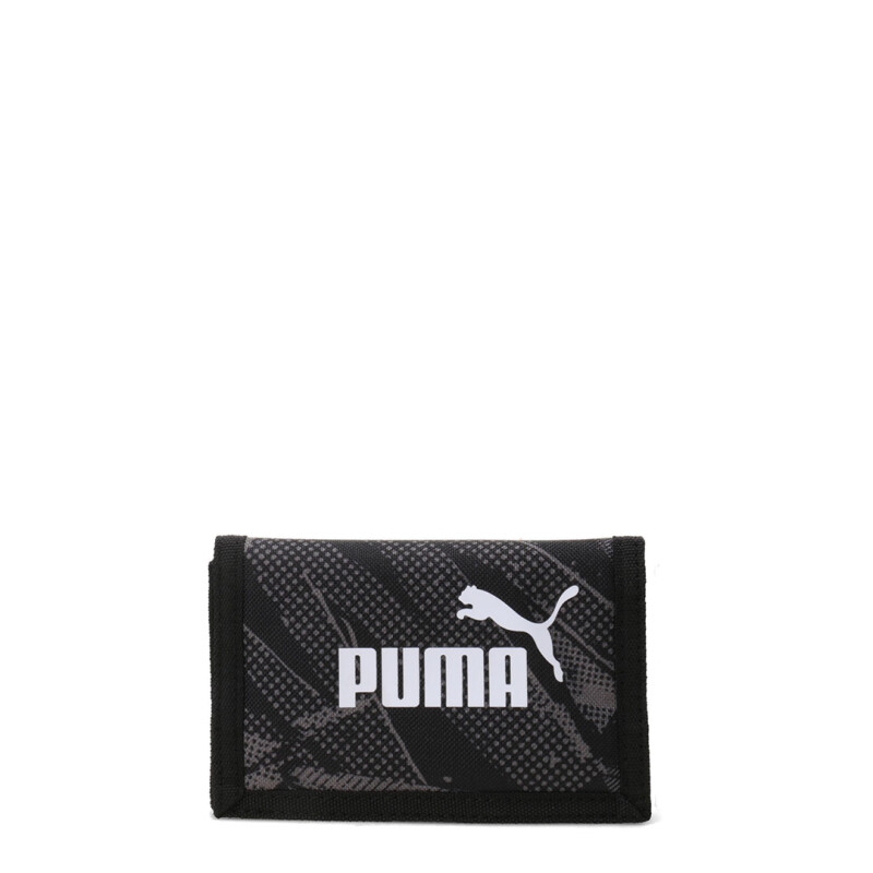 Billetera Puma Aop Negro - Gris