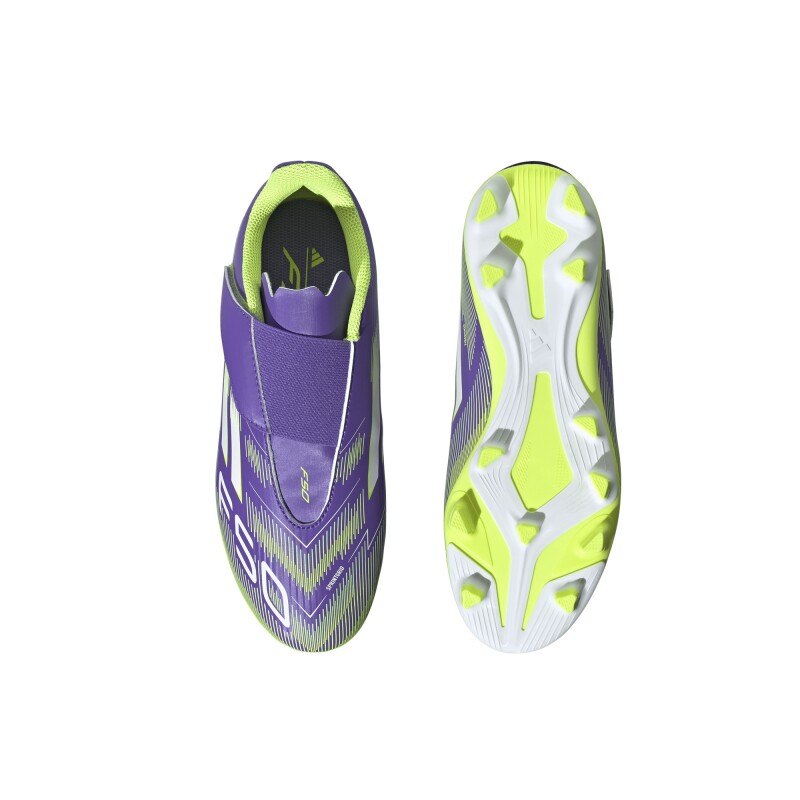 Championes adidas F50 Club FG/MG de niño Purple Rush