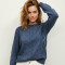 Sweater Focio Azul Grisaceo