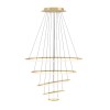 COLGANTE LED 80W ANILLOS 3000K GOLD 20+40+60+80+100CM COLGANTE LED 80W ANILLOS 3000K GOLD 20+40+60+80+100CM