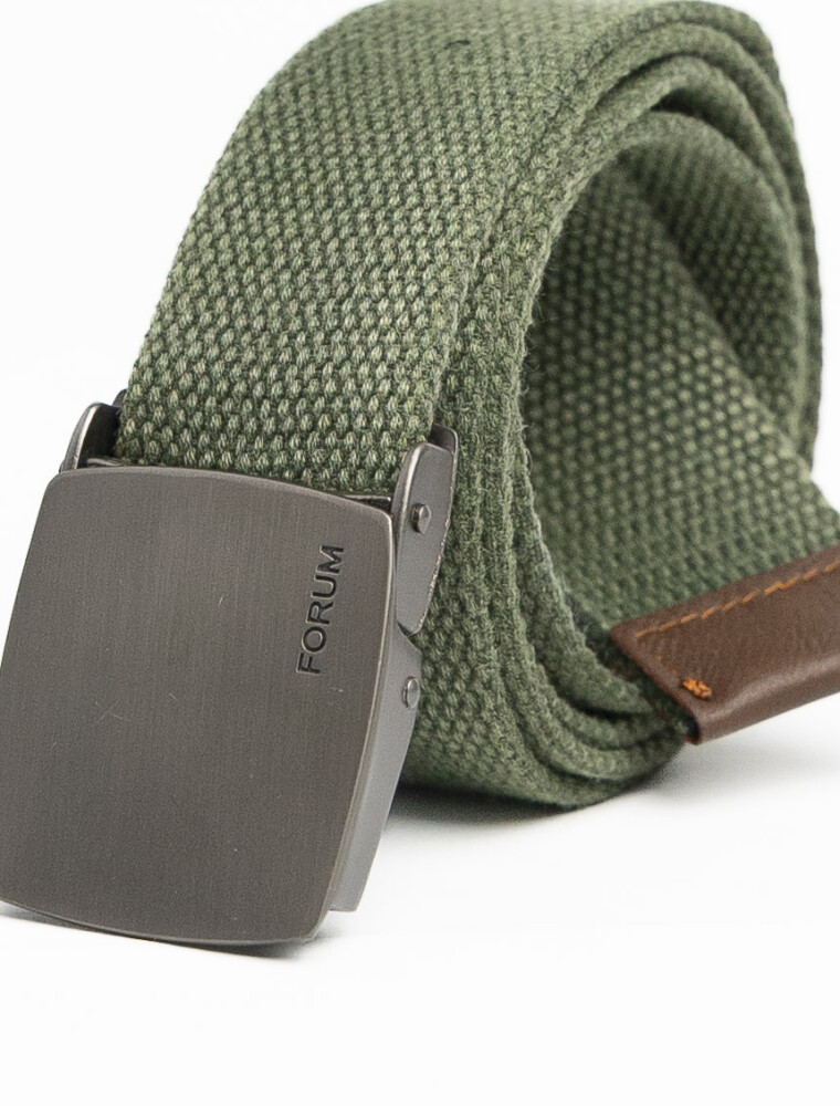 Cinto de Lona Canvas Hebilla Automática 120 cm Militar Melange