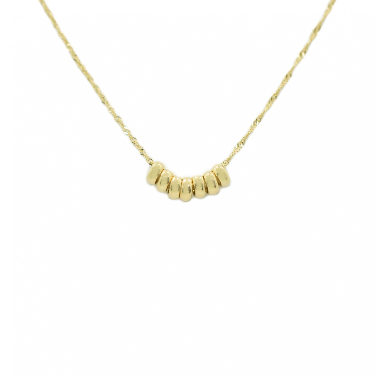 Collar en Oro 18 Kilates con Dijes 