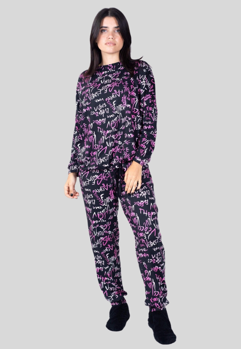 PIJAMA ESTAMPADO - ESTAMPADO GRAFFITI 