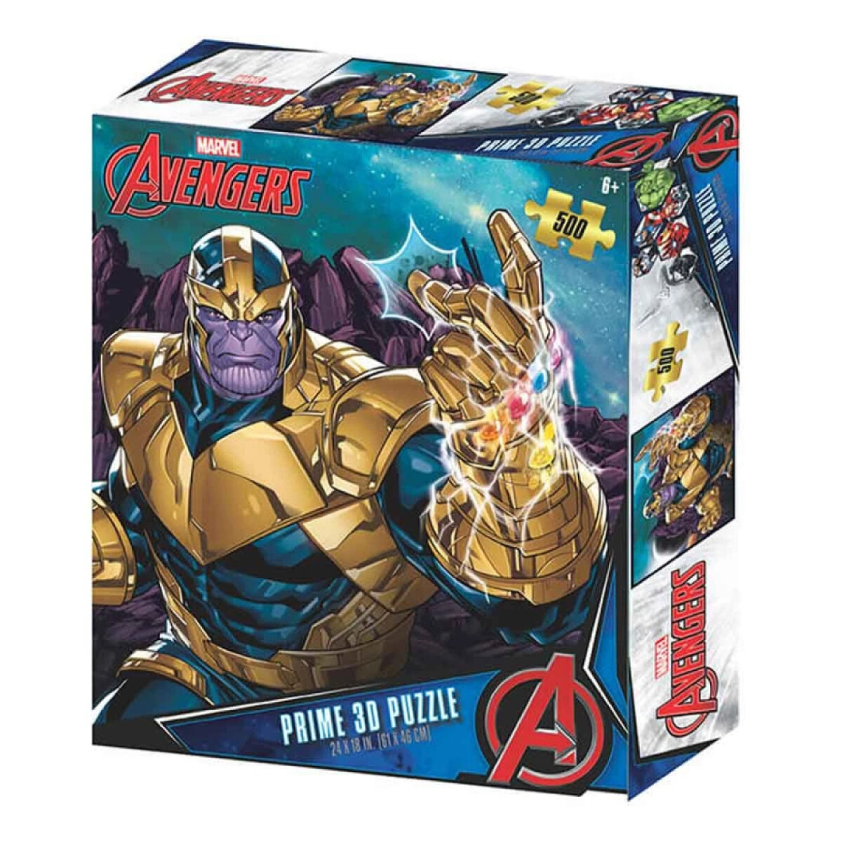 Puzzle 3D Marvel Avengers Thanos 500 Piezas 