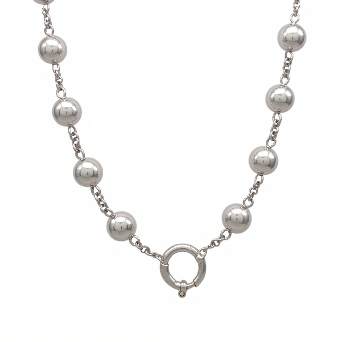 Cadena Bolitas-Plata 925-Sin Piedra-CD3150 - sinpiedra 