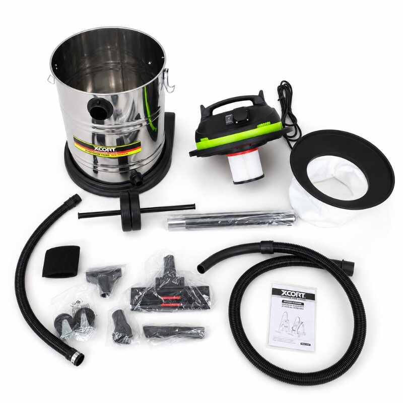 XCORT ASPIRADORA PROFESIONAL SECO/HUMEDO TANQUE ACERO INOX 50 LTS 2200W Xcort Aspiradora Profesional Seco/humedo Tanque Acero Inox 50 Lts 2200w