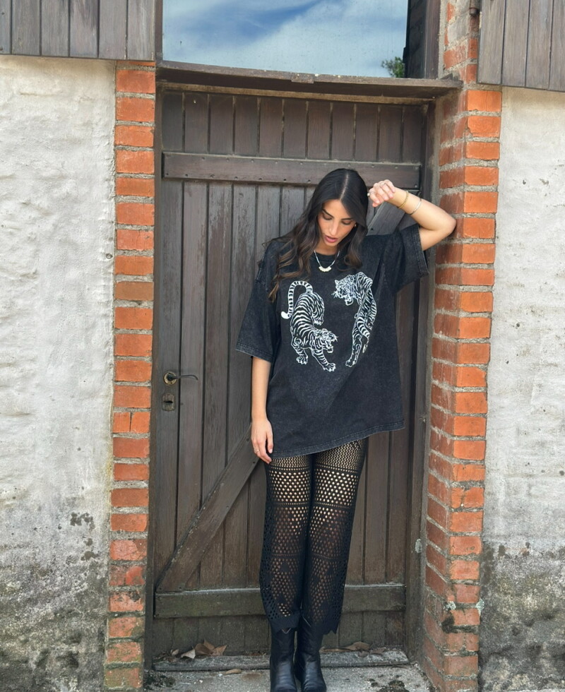 Pantalón calado negro