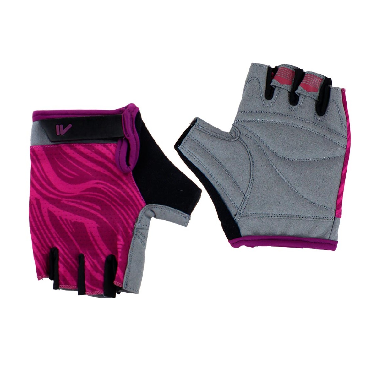 Austral Guantes SHORT FINGER CYCLING - Fucsia/Gris - Fucsia-Gris 