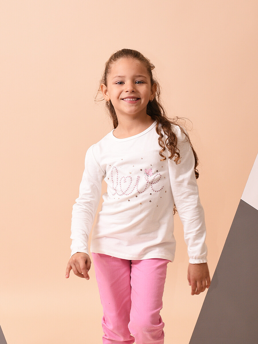 BLUSA LOVE - BLANCO 