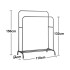 Perchero Para Ropa Percha Metal Organizador Estante Doble Imback Per003 Color Negro Perchero Para Ropa Percha Metal Organizador Estante Doble Imback Per003 Color Negro