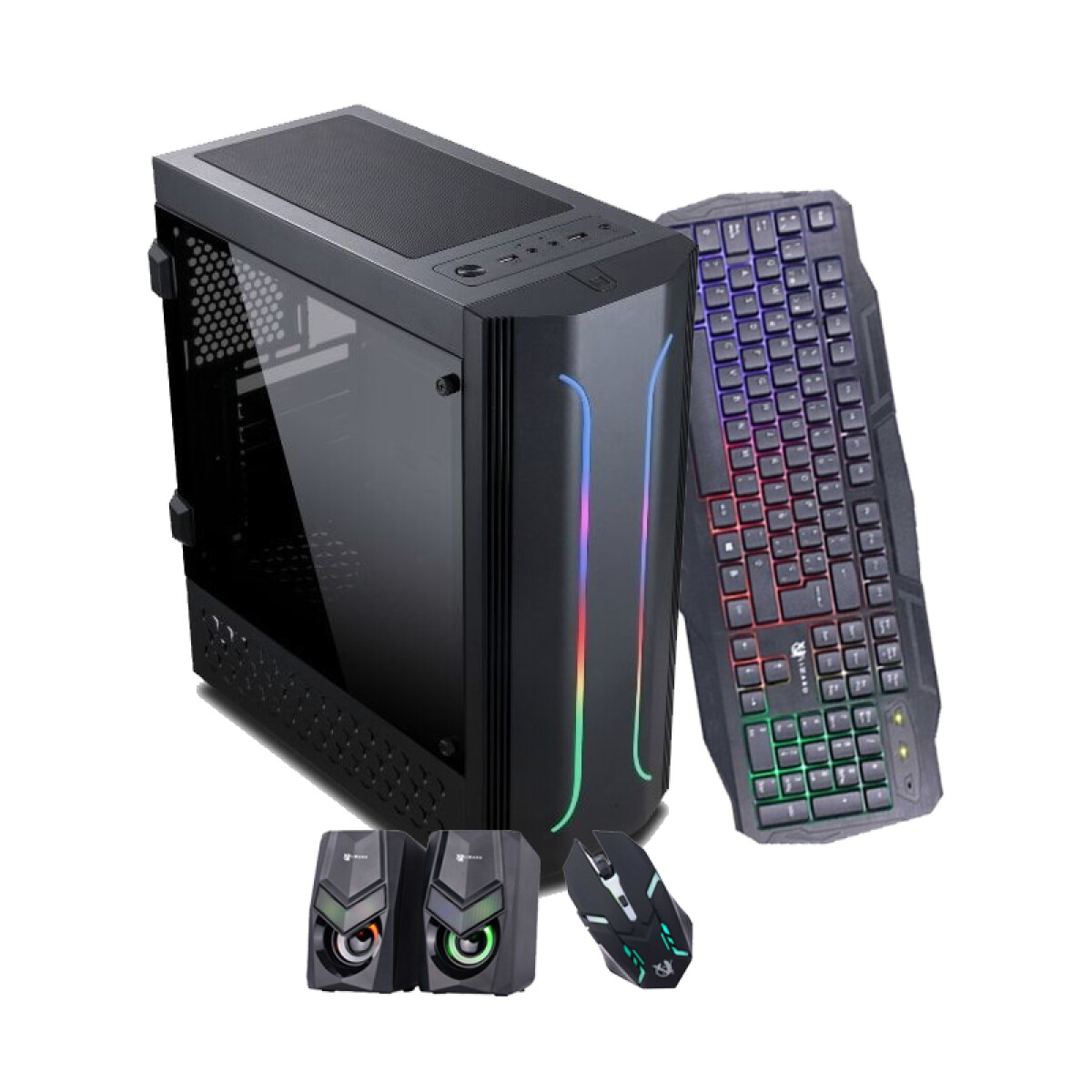 PC Gamer Reacond. TC Army. AMD Ryzen 5 3400G. RAM 8GB. Disco Sólido 480GB. RX 560 4GB. Win11 