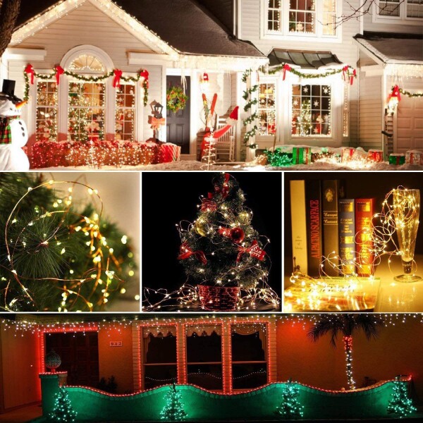 Guirnalda Solar Luces Exterior Led 10 Metros 100 Luces Atrix Guirnalda Solar Luces Exterior Led 10 Metros 100 Luces Atrix