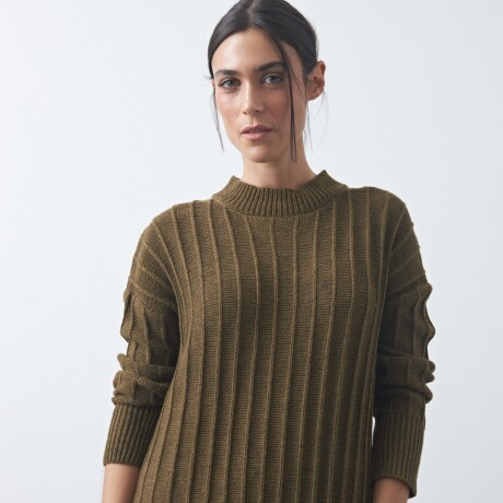 VESTIDO SIMEON Verde Musgo