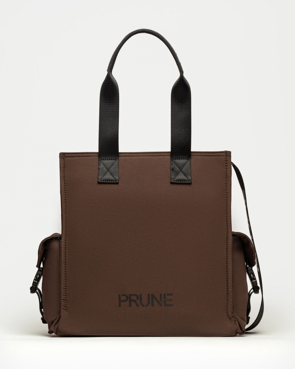Cartera al hombro Flight en Nylon - Chocolate 