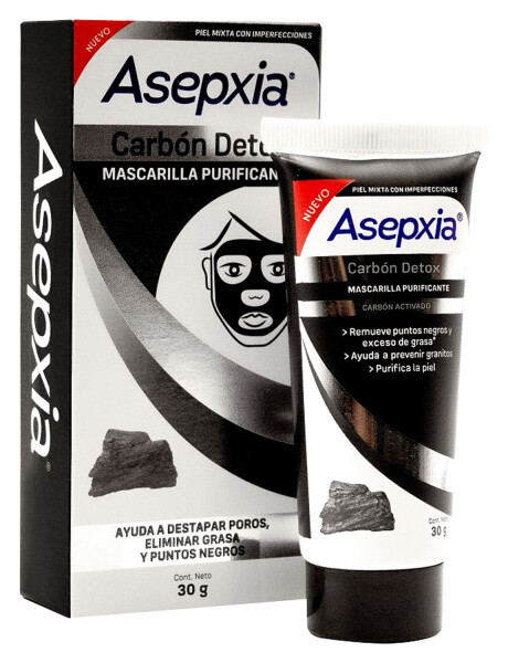 Mascarilla Peel Off Carbón Asepxia 30gr Mascarilla Peel Off Carbón Asepxia 30gr